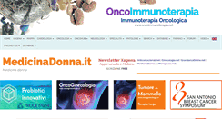 Desktop Screenshot of medicinadonna.it